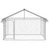 vidaXL Κλουβί Σκύλου Εξωτερικού Χώρου 200 x 200 x 150 εκ. με Στέγαστρο