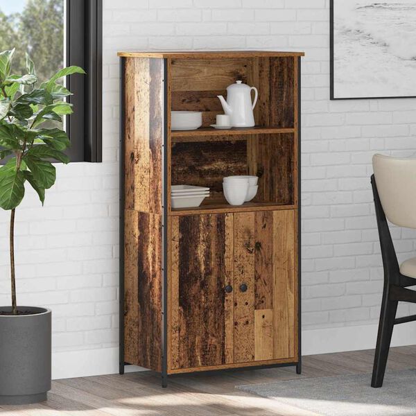 vidaXL Highboard &Pi;&alpha;&lambda;&iota;ό &Xi;ύ&lambda;&omicron; 62 x 36 x 121,5 &epsilon;&kappa; &Epsilon;&pi;&epsilon;&xi;&epsilon;&rho;&gamma;&alpha;&sigma;&mu;έ&nu;&omicron; &xi;ύ&lambda;&omicron;