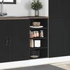 vidaXL Ντουλάπι "Riga" Μαύρο 40x44,5x81,5 εκ. από Τεχνητό Ξύλο