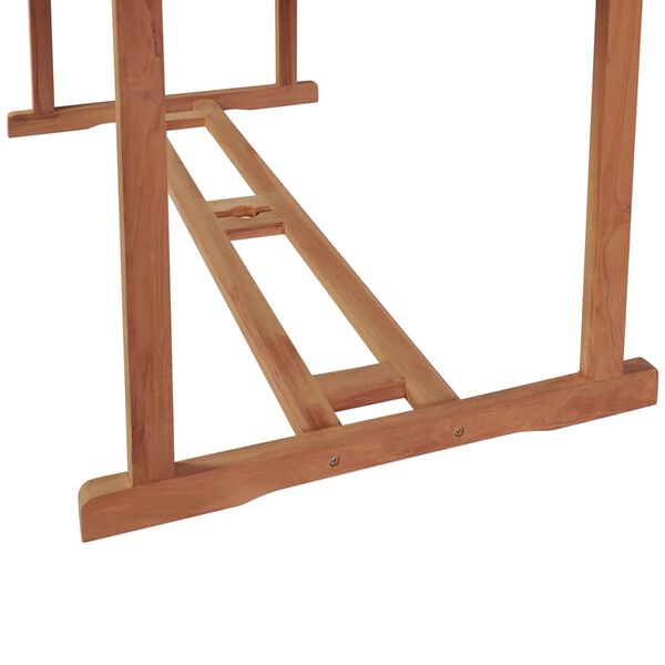 vidaXL Τραπέζι Κήπου 180 x 90 x 75 εκ. από Μασίφ Ξύλο Teak
