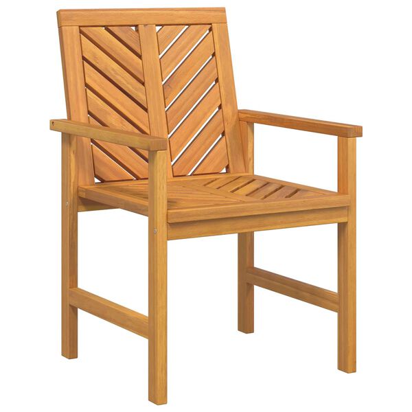 vidaXL Σέτ φαγητού για κήπο 3 pcs Καφέ 90 x 90 x 74 cm