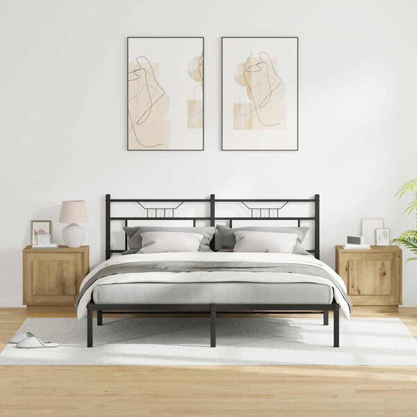 vidaXL &Kappa;&omicron;&mu;&omicron;&delta;ί&nu;&omicron; 2 pcs Artisan Oak 44 x 34,5 x 45 &epsilon;&kappa; &Epsilon;&pi;&epsilon;&xi;&epsilon;&rho;&gamma;&alpha;&sigma;&mu;έ&nu;&omicron; &xi;ύ&lambda;&omicron;