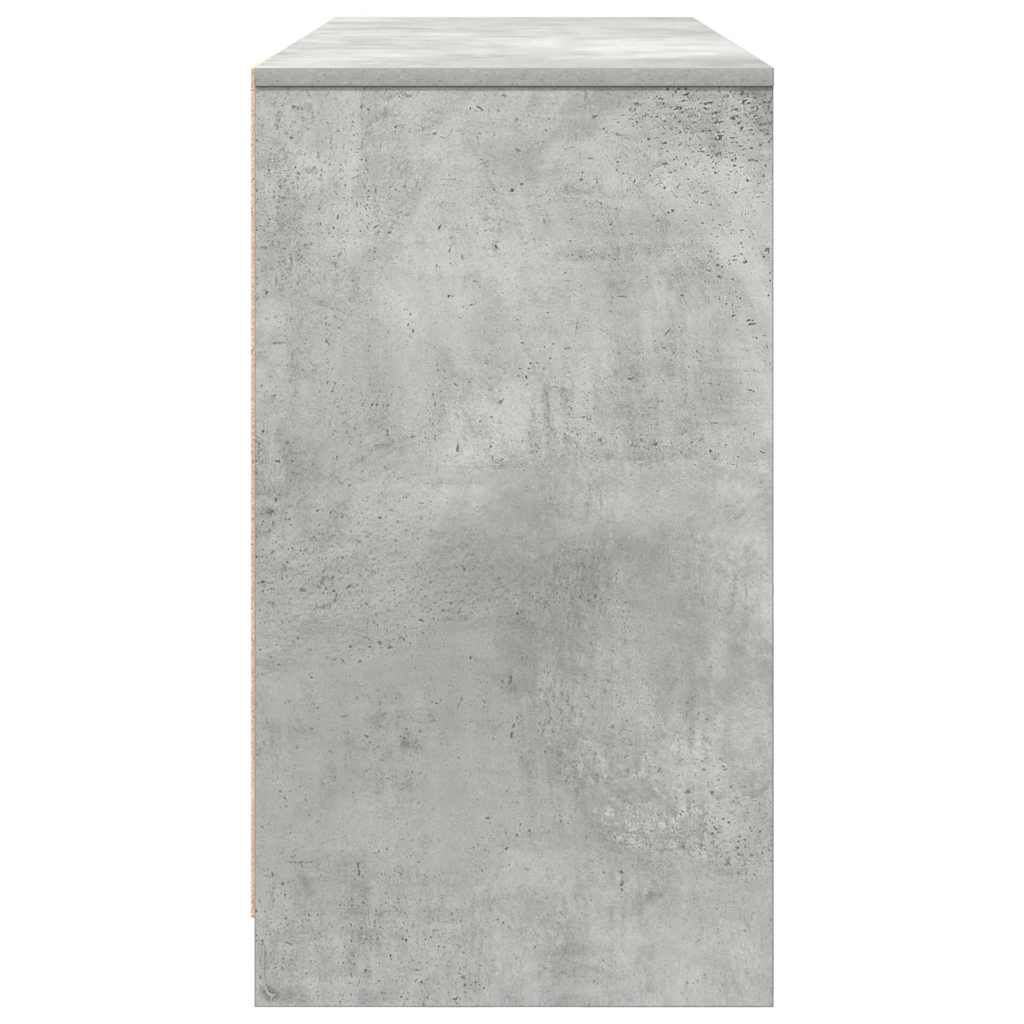 vidaXL Γραφείο Γκρι του Σκυροδέματος 120x42x76 εκ. Επεξεργασμένο Ξύλο