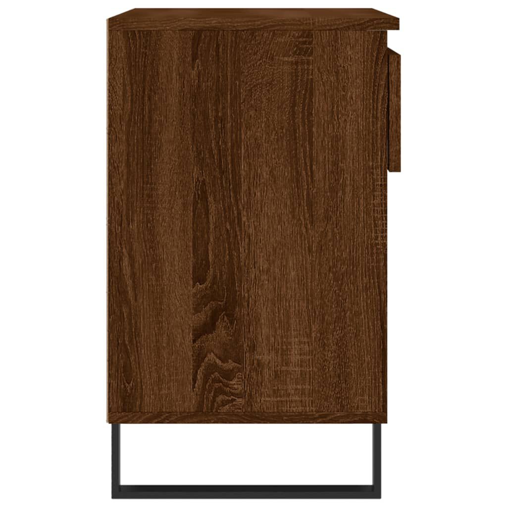 vidaXL Παπουτσοθήκη Καφέ Δρυς 70x36x60 εκ. από Επεξεργασμένο Ξύλο