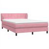 vidaXL &Kappa;&rho;&epsilon;&beta;ά&tau;&iota; Boxspring &mu;&epsilon; &Sigma;&tau;&rho;ώ&mu;&alpha; &Rho;&omicron;&zeta; 140x210 &epsilon;&kappa;. &Beta;&epsilon;&lambda;&omicron;ύ&delta;&iota;&nu;&omicron;