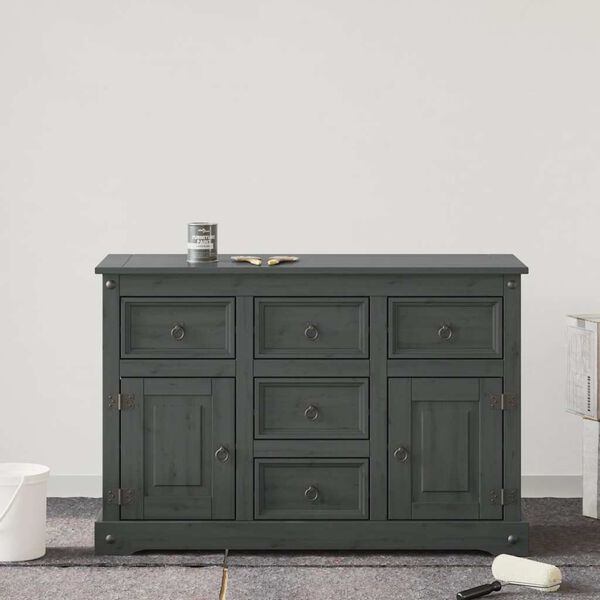 vidaXL Βαφή επίπλων Γκρι 10 x 10 x 12,2 εκ Εκτύπωση τοίχου