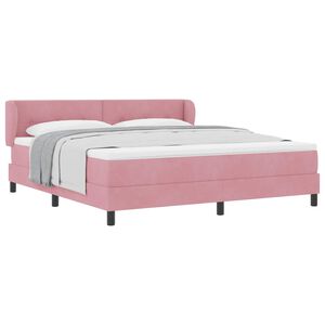 vidaXL &Kappa;&rho;&epsilon;&beta;ά&tau;&iota; &mu;&epsilon; &epsilon;&lambda;&alpha;&tau;ή&rho;&iota;&alpha; &mu;&epsilon; &kappa;&epsilon;&phi;&alpha;&lambda;ά&rho;&iota; &Rho;&omicron;&zeta; 180 x 200 cm &Beta;&epsilon;&lambda;&omicron;ύ&delta;&omicron;
