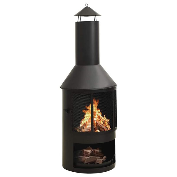 vidaXL &Phi;&omicron;ύ&rho;&nu;&omicron;&sigmaf; &Kappa;ή&pi;&omicron;&upsilon; &mu;&epsilon; &Sigma;&chi;ά&rho;&alpha; &kappa;&alpha;&iota; &Sigma;&kappa;&alpha;&lambda;&iota;&sigma;&tau;ή&rho;&iota; 47x47x135,7 &epsilon;&kappa;. &Alpha;&tau;&sigma;ά&lambda;&iota;&nu;&omicron;&sigmaf;