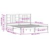 vidaXL Πλαίσιο Κρεβατιού 180 x 200 εκ. Μασίφ Ξύλο Super King Size