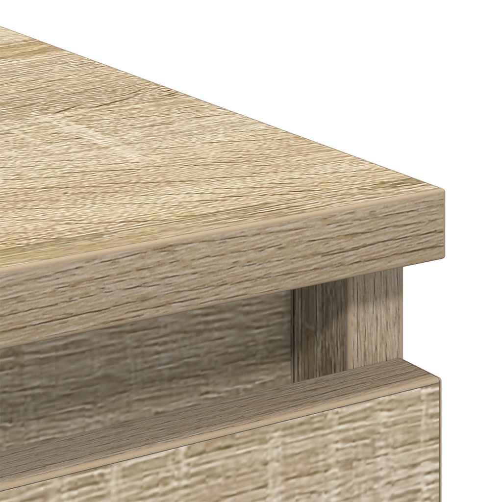 vidaXL Ραφιέρα Sonoma Δρυς 37,5x35x76 εκ. από Επεξεργ. Ξύλο