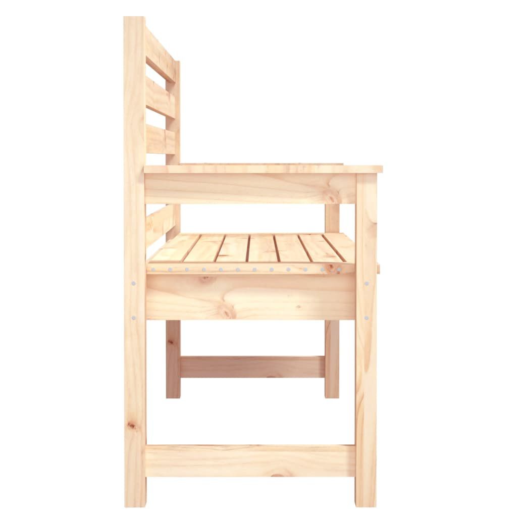 vidaXL Παγκάκι Κήπου 109 x 48 x 91,5 εκ. από Μασίφ Ξύλο Πεύκου