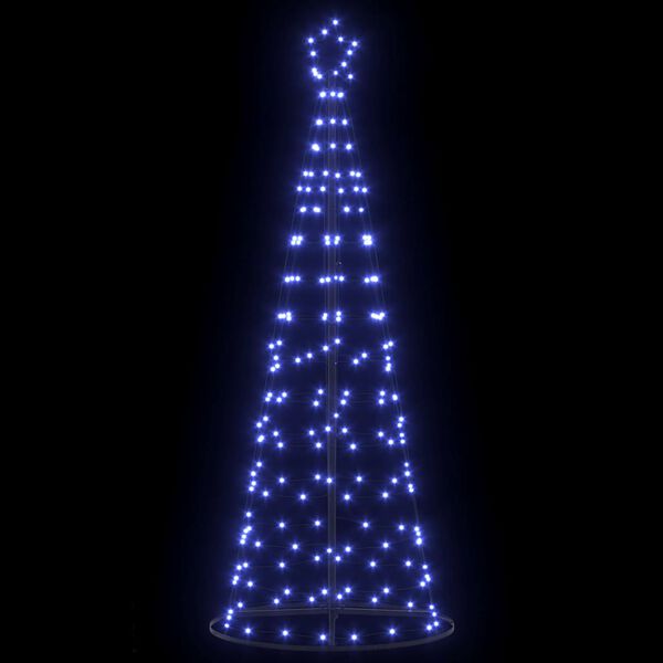 vidaXL LED Χριστουγεννιάτικο Δέντρο με 390 LED Μπλε 250 cm Σίδερο