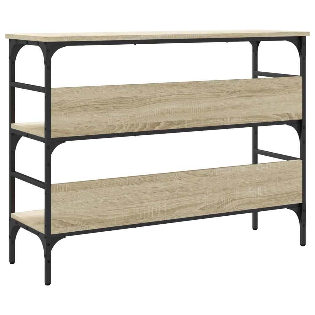 vidaXL Τραπέζι Κονσόλα Sonoma Δρυς 100x32x75 εκ. Επεξεργασμένο Ξύλο