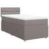 vidaXL &Kappa;&rho;&epsilon;&beta;ά&tau;&iota; Boxspring &mu;&epsilon; &Sigma;&tau;&rho;ώ&mu;&alpha; Taupe 80x200 &epsilon;&kappa;. &Upsilon;&phi;&alpha;&sigma;&mu;ά&tau;&iota;&nu;&omicron;