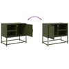 vidaXL Έπιπλο Τηλεόρασης Πράσινο Λαδί 68,5x39x60,5 εκ. από Ατσάλι
