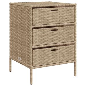 vidaXL &Nu;&tau;&omicron;&upsilon;&lambda;ά&pi;&iota; &Alpha;&pi;&omicron;&theta;ή&kappa;&epsilon;&upsilon;&sigma;&eta;&sigmaf; &Kappa;ή&pi;&omicron;&upsilon; Beige 55x59x80 &epsilon;&kappa;. &Sigma;&upsilon;&nu;&theta;&epsilon;&tau;&iota;&kappa;ό &Rho;&alpha;&tau;ά&nu;