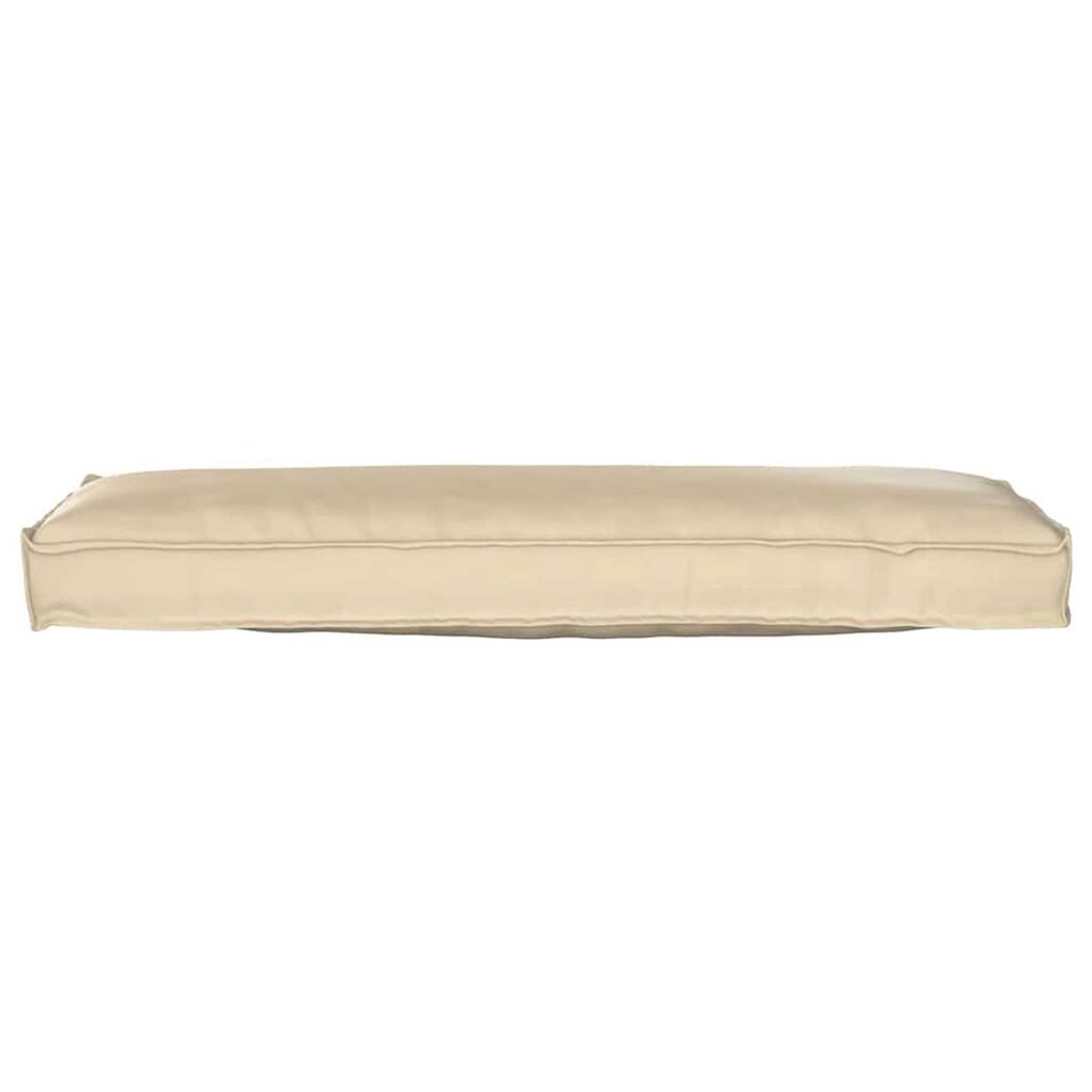 vidaXL Σετ Μαξιλαριών Πάγου 2 pcs Μπεζ 120 x 40 x 8 εκ Ύφασμα Oxford