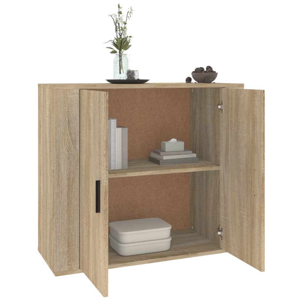vidaXL Ντουλάπι Sonoma Δρυς 80x33x70 εκ. από Επεξεργασμένο Ξύλο