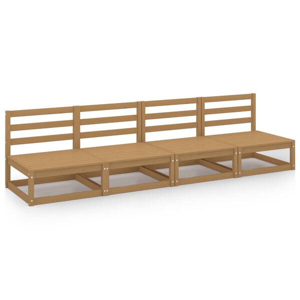 vidaXL &Kappa;&alpha;&nu;&alpha;&pi;έ&sigmaf; &Kappa;ή&pi;&omicron;&upsilon; &Tau;&epsilon;&tau;&rho;&alpha;&theta;έ&sigma;&iota;&omicron;&sigmaf; &Kappa;&alpha;&phi;έ &Mu;&epsilon;&lambda;ί &alpha;&pi;ό &Mu;&alpha;&sigma;ί&phi; &Xi;ύ&lambda;&omicron; &Pi;&epsilon;ύ&kappa;&omicron;&upsilon;