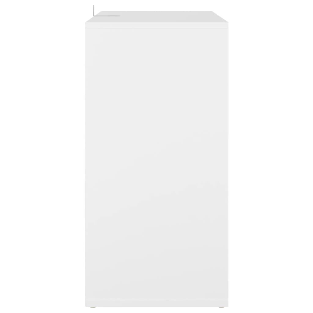 vidaXL Παπουτσοθήκη Λευκή 60 x 35 x 70 εκ. από Επεξ. Ξύλο