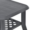 vidaXL Τραπεζάκι Σαλονιού Ανθρακί 90 x 60 x 46 εκ. Πλαστικό