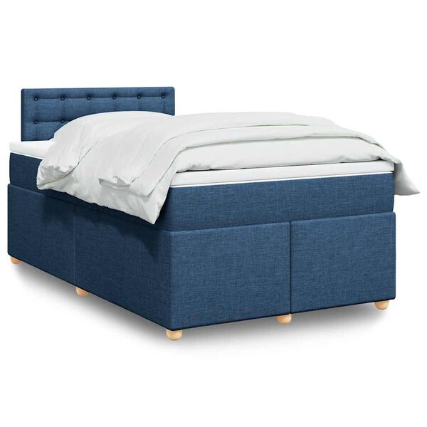 vidaXL &Kappa;&rho;&epsilon;&beta;ά&tau;&iota; Boxspring &mu;&epsilon; &Sigma;&tau;&rho;ώ&mu;&alpha; &Mu;&pi;&lambda;&epsilon; 120x190 &epsilon;&kappa;. &Upsilon;&phi;&alpha;&sigma;&mu;ά&tau;&iota;&nu;&omicron;