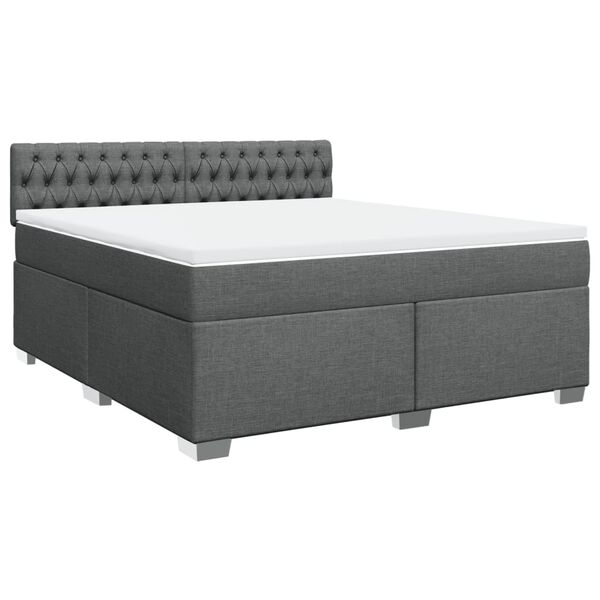 vidaXL &Kappa;&rho;&epsilon;&beta;ά&tau;&iota; Boxspring &mu;&epsilon; &Sigma;&tau;&rho;ώ&mu;&alpha; &Sigma;&kappa;&omicron;ύ&rho;&omicron; &Gamma;&kappa;&rho;&iota; 180x200 &epsilon;&kappa; &Upsilon;&phi;&alpha;&sigma;&mu;ά&tau;&iota;&nu;