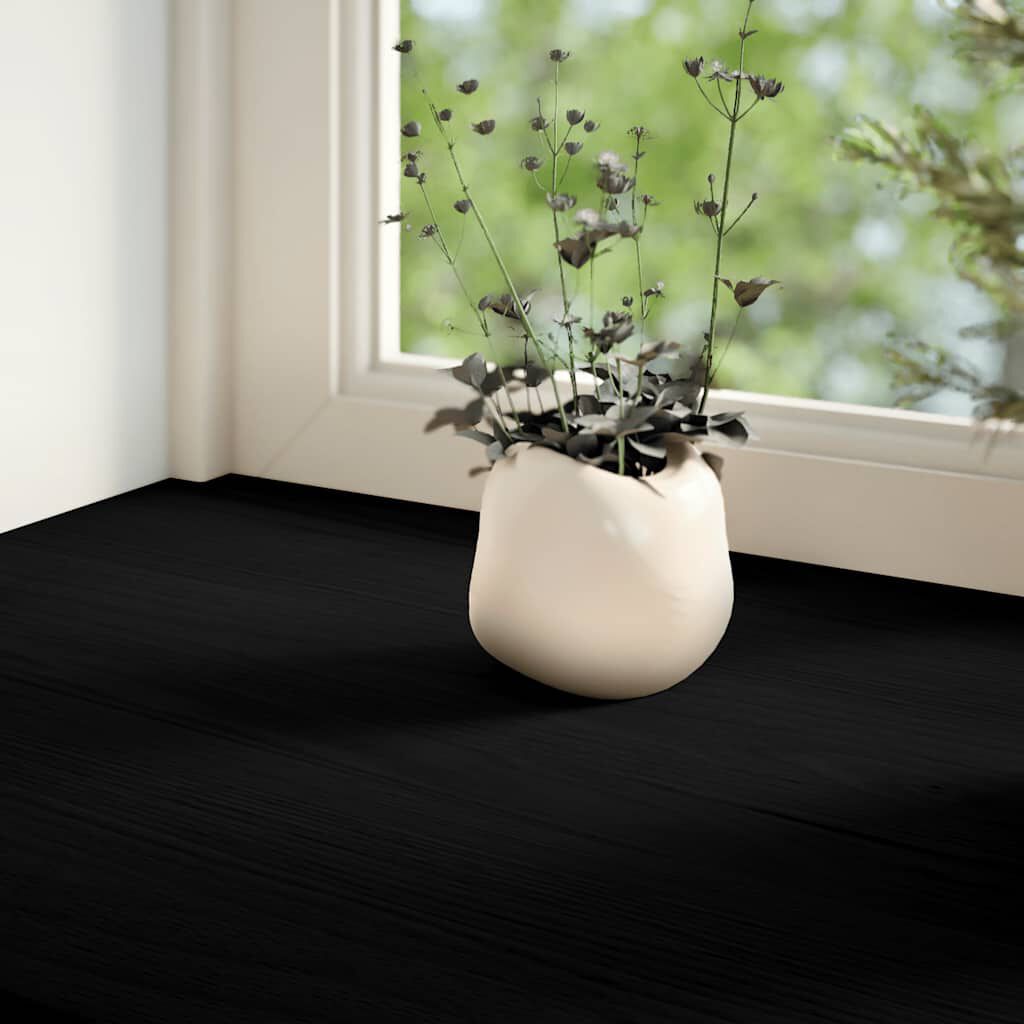 vidaXL Περβάζια παραθύρων 2 τεμ. Σκ. Καφέ 110x30x2εκ. Μασίφ Ξύλο Δρυός