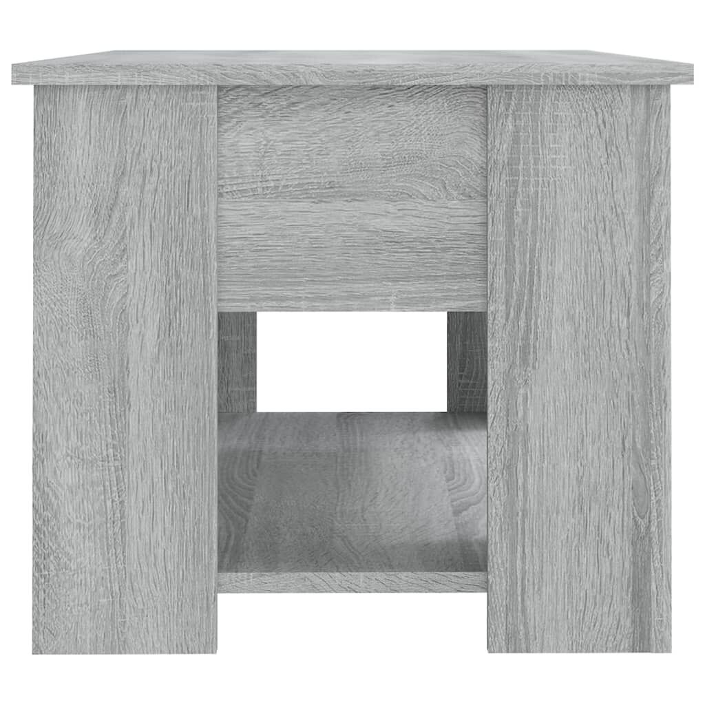 vidaXL Τραπεζάκι Σαλονιού Γκρι Sonoma 79x49x41 εκ. Επεξεργασμένο Ξύλο