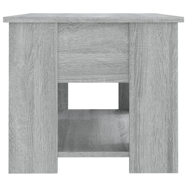 vidaXL Τραπεζάκι Σαλονιού Γκρι Sonoma 79x49x41 εκ. Επεξεργασμένο Ξύλο