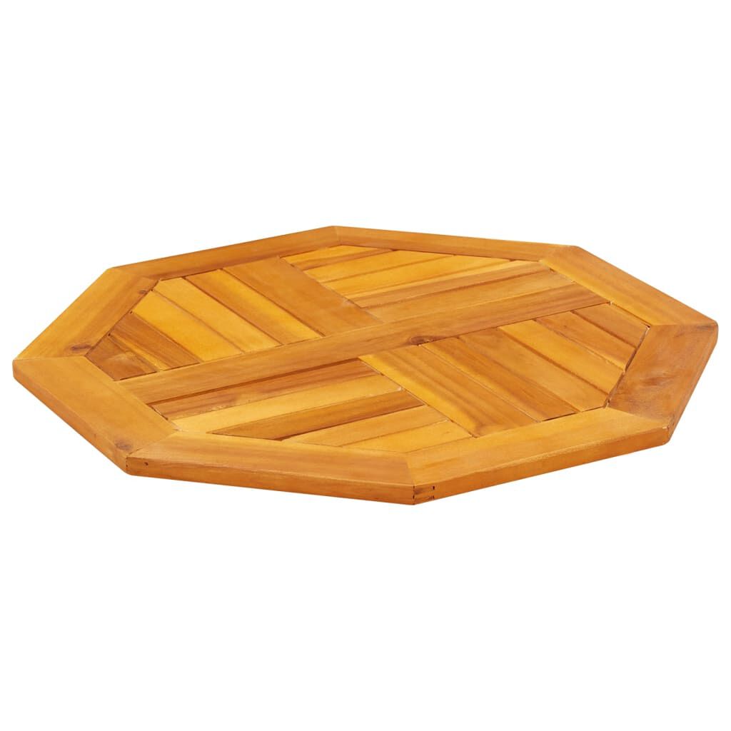 vidaXL Επιφάνεια Τραπεζιού Οκτάγωνη 60x60x2 εκ. Μασίφ Ξύλο Ακακίας