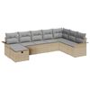 vidaXL &Sigma;&epsilon;&tau; &Kappa;&alpha;&nu;&alpha;&pi;έ &Kappa;ή&pi;&omicron;&upsilon; &mu;&epsilon; &mu;&alpha;&xi;&iota;&lambda;ά&rho;&iota; 8 pcs &Mu;&pi;&epsilon;&zeta; &Pi;&omicron;&lambda;&upsilon; &rho;ά&tau;&alpha;&nu;