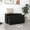 vidaXL Έπιπλο Χολ / Εισόδου Μαύρο 80 x 40 x 45 εκ. από Επεξ. Ξύλο