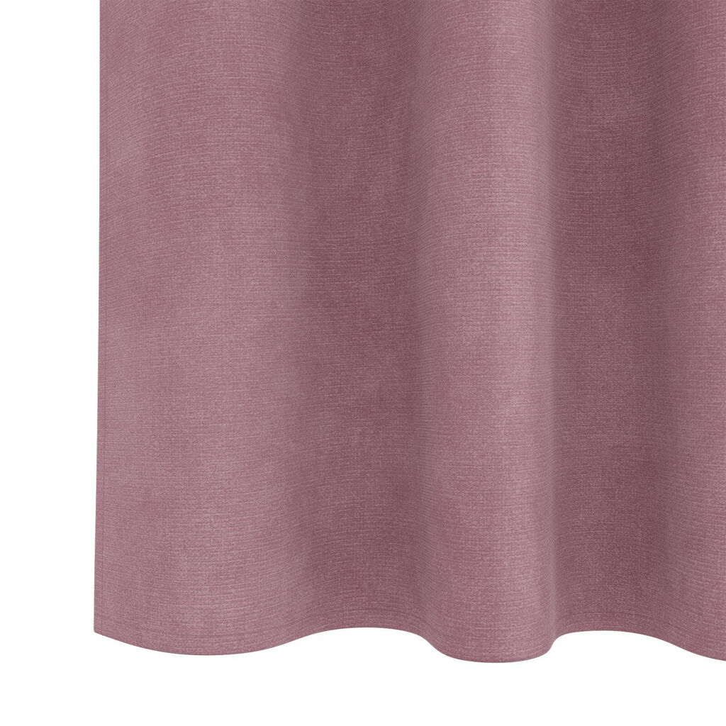 Curtains Blackout vidaXL με Ταινία κορυφής 2 τμχ Ροζ βελούδο