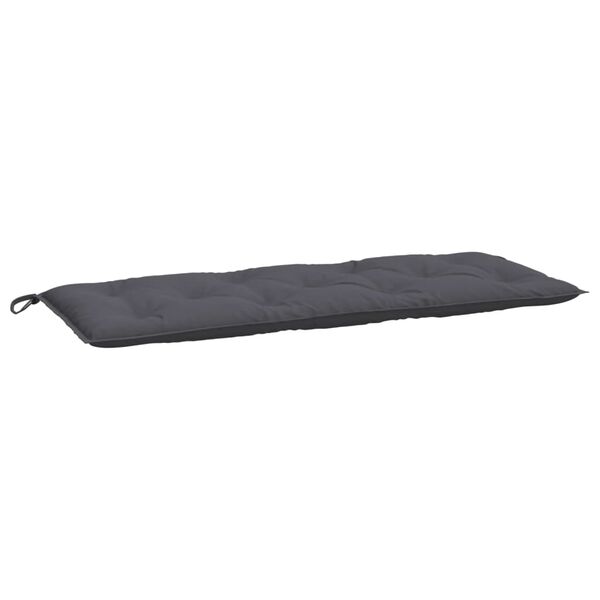 vidaXL Μαξιλάρι Πάγκου Κήπου Ανθρακί 120x50x7 εκ. Ύφασμα Oxford