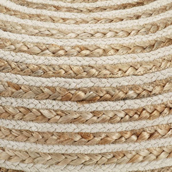 vidaXL Πουφ Χειροποίητο 40 x 45 εκ. από Γιούτα