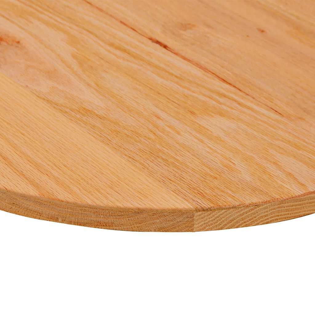 vidaXL Επιτραπέζια επιφάνεια Ανοιχτό Καφέ 120x60x2 εκ. Ξύλο Δρυός Οβάλ