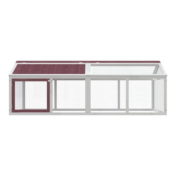 vidaXL Κουτί Περίφραξης Μόκα 200x112,5x74 εκ. από Μασίφ Ξύλο Πεύκου