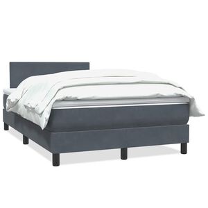 vidaXL Box Spring &Kappa;&rho;&epsilon;&beta;ά&tau;&iota; &mu;&epsilon; &sigma;&tau;&rho;ώ&mu;&alpha; &Sigma;&kappa;&omicron;ύ&rho;&omicron; &gamma;&kappa;&rho;&iota; 120x220 cm &Beta;&epsilon;&lambda;&omicron;ύ&delta;&iota;&nu;&omicron;
