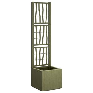vidaXL &Kappa;&eta;&pi;&omicron;&tau;&iota;&nu;ά&kappa;&iota; &mu;&epsilon; &Tau;&rho;έ&lambda;&alpha; &Pi;&rho;ά&sigma;&iota;&nu;&omicron; 36 x 36 x 140 &epsilon;&kappa;. PP