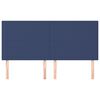 vidaXL Κεφαλάρι Μπλε 180x5x118/128 εκ. Ύφασμα