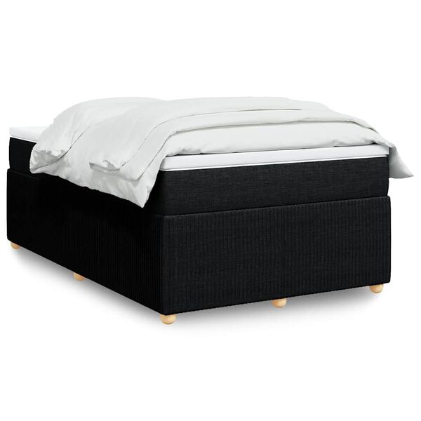 vidaXL &Kappa;&rho;&epsilon;&beta;ά&tau;&iota; Boxspring &mu;&epsilon; &Sigma;&tau;&rho;ώ&mu;&alpha; &Mu;&alpha;ύ&rho;&omicron; 120x200 &epsilon;&kappa;. &Upsilon;&phi;&alpha;&sigma;&mu;ά&tau;&iota;&nu;&omicron;