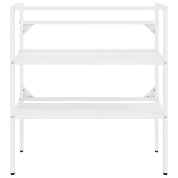 vidaXL Έ&pi;&iota;&pi;&lambda;&omicron; &Mu;&pi;ά&nu;&iota;&omicron;&upsilon; &Lambda;&epsilon;&upsilon;&kappa;ό 79 x 38 x 83 &epsilon;&kappa;. &Sigma;&iota;&delta;&epsilon;&rho;έ&nu;&iota;&omicron;