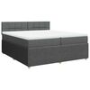 vidaXL &Kappa;&rho;&epsilon;&beta;ά&tau;&iota; Boxspring &mu;&epsilon; &Sigma;&tau;&rho;ώ&mu;&alpha; &Sigma;&kappa;&omicron;ύ&rho;&omicron; &Gamma;&kappa;&rho;&iota; 200x200 &epsilon;&kappa;. &Upsilon;&phi;&alpha;&sigma;&mu;ά&tau;&iota;&nu;&omicron;
