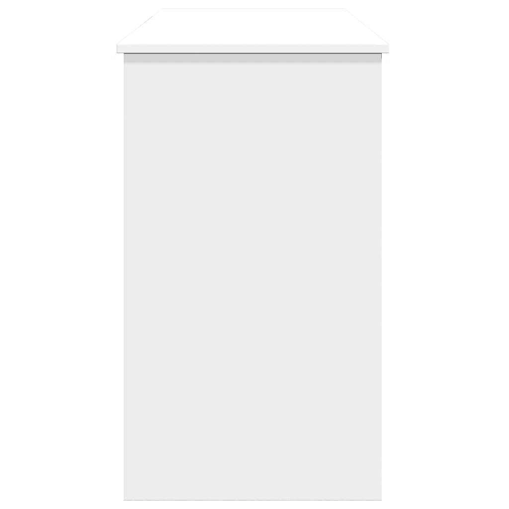 vidaXL Μπουντουάρ με Καθρέφτη Λευκό 100x45x76 εκ.