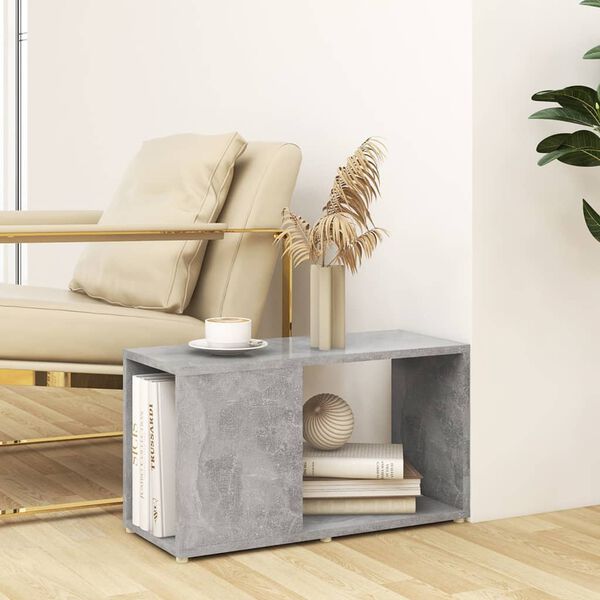 vidaXL Έπιπλο Τηλεόρασης Γκρι Σκυρ. 60 x 24 x 32 εκ. από Επεξ. Ξύλο