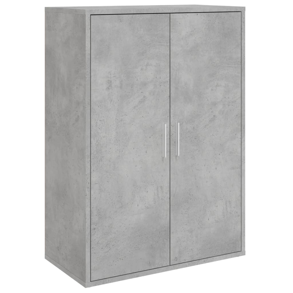 vidaXL Βοηθητικά Ντουλάπια 2 τεμ. Γκρι Σκυρ. 60x31x84 εκ. Επεξ. Ξύλο