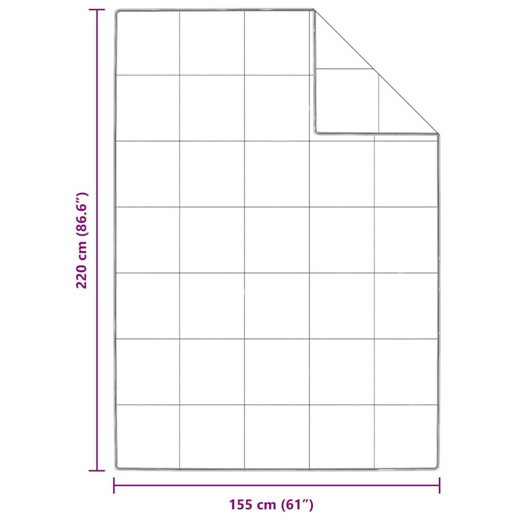 vidaXL Σετ Παπλωμάτων με μαξιλάρι 2 pcs Λευκό 155 x 220 cm Πούπουλο