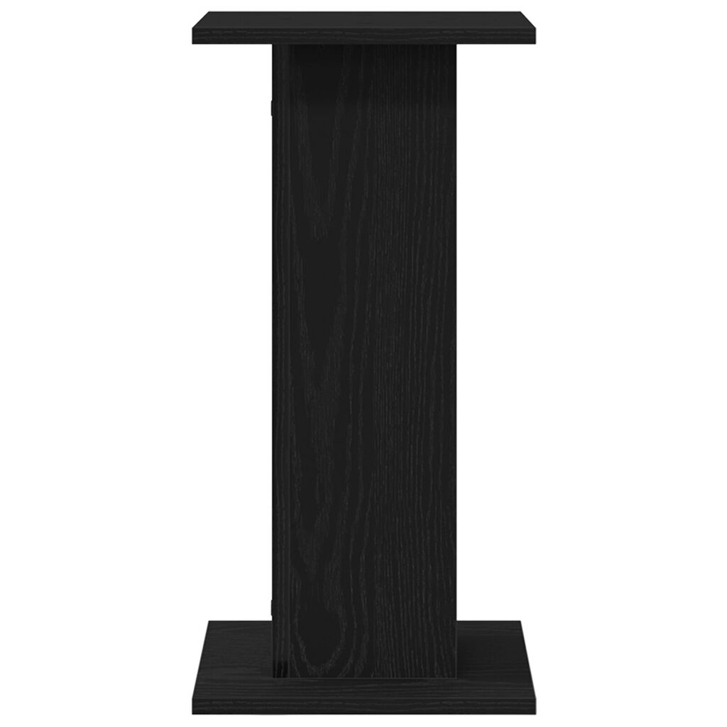 vidaXL Σταντ Ηχείων 2 τμχ Μαύρη Δρυς 30x30x60 εκ Φτιαγμένο από Ξύλο