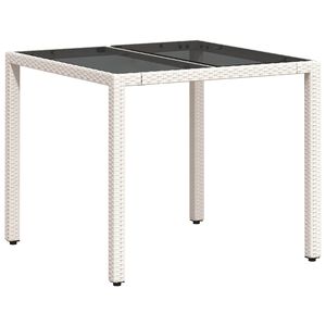 vidaXL &Tau;&rho;&alpha;&pi;έ&zeta;&iota; &Kappa;ή&pi;&omicron;&upsilon; &Gamma;&upsilon;ά&lambda;&iota;&nu;&eta; &Epsilon;&pi;&iota;&phi;ά&nu;&epsilon;&iota;&alpha; &Lambda;&epsilon;&upsilon;&kappa;ό 90x90x75 &epsilon;&kappa;. &Sigma;&upsilon;&nu;&theta;. &Rho;&alpha;&tau;ά&nu;